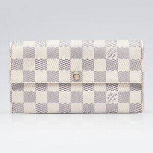 Louis Vuitton Damier Azur Canvas Sarah Wallet
